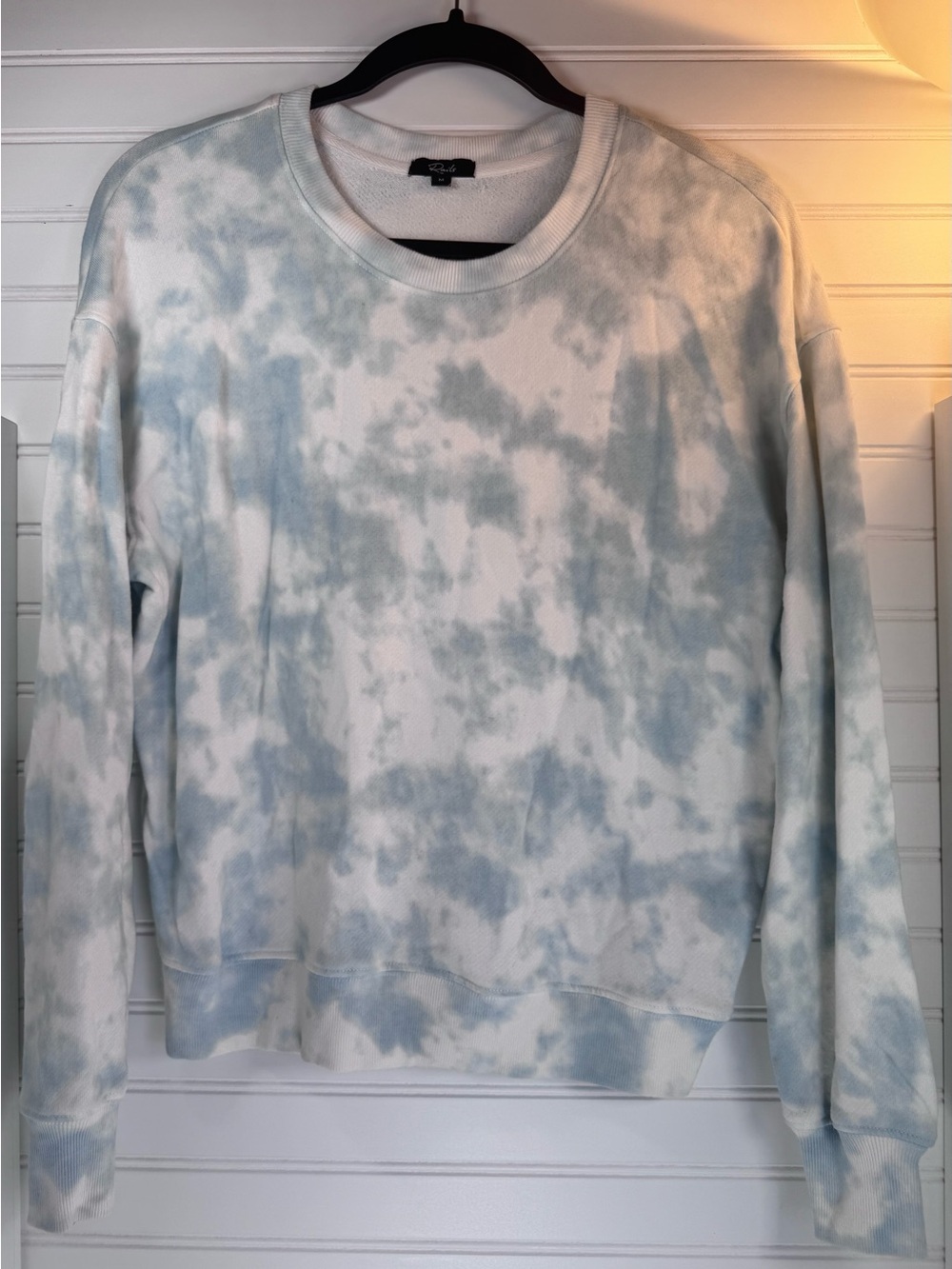 Rails Ramona Light Blue Tie Dye Crewneck Sweatshirt Size M - Picture 2 of 7